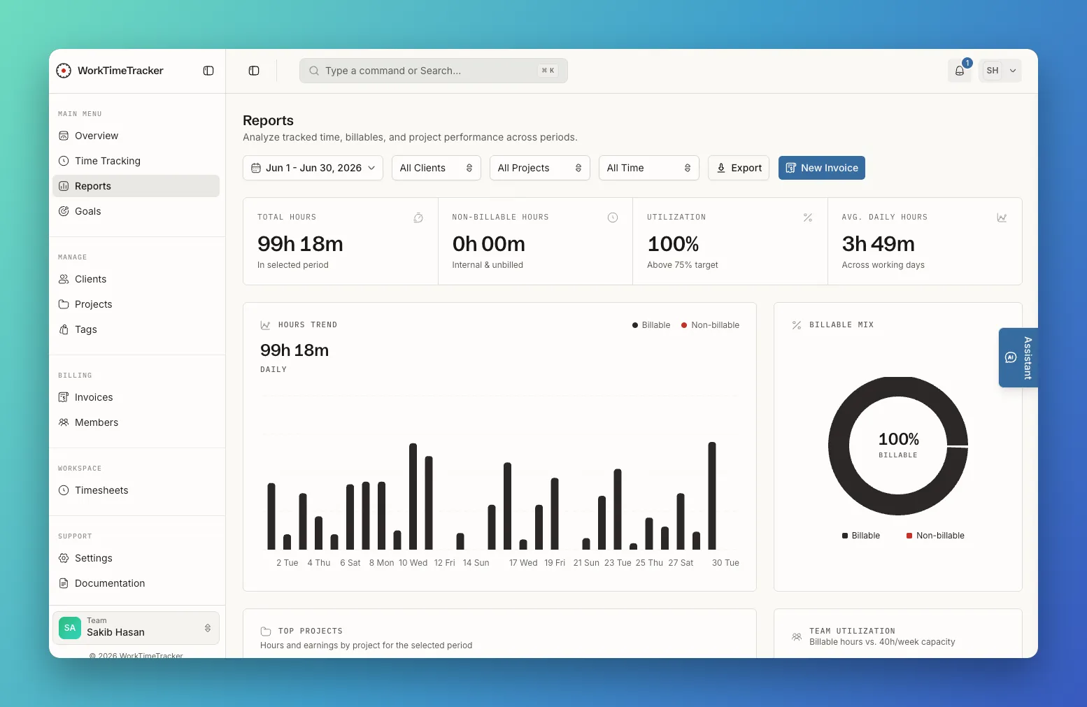 WorkTimeTracker